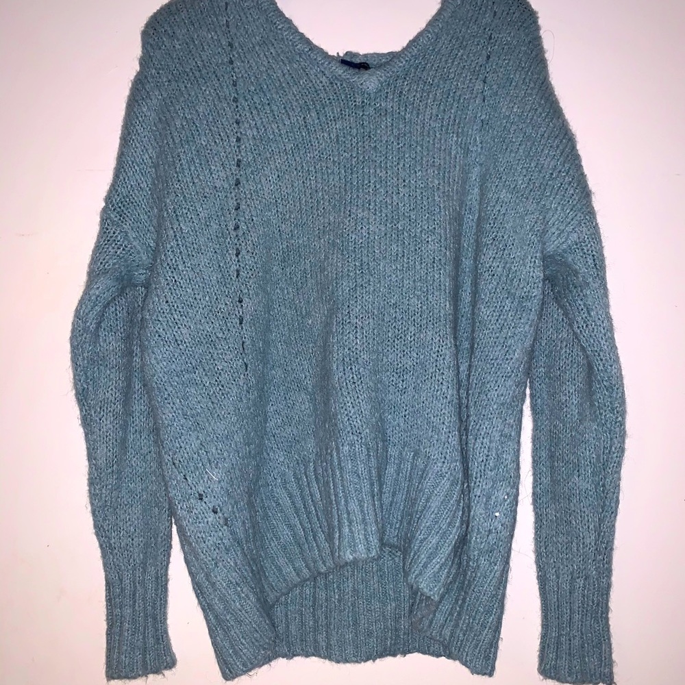 Baby blue hoodie